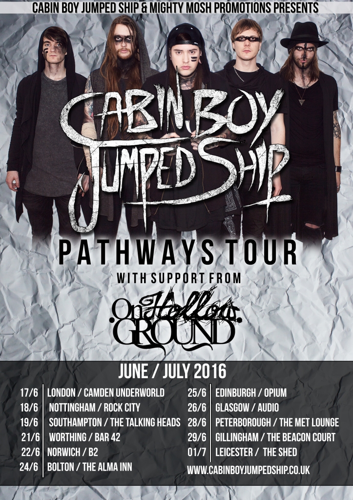 Cabin Boy Jumped Ship tour poster